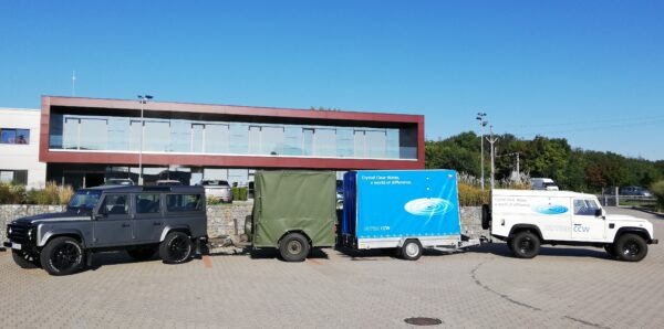 ​​Mobile WaterTreatment Trailer Unit 1500 CCW  | HUTIRA VISION