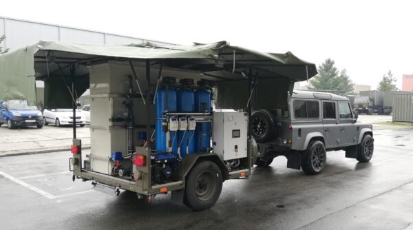 ​​Mobile WaterTreatment Trailer Unit 1500 CCW  | HUTIRA VISION